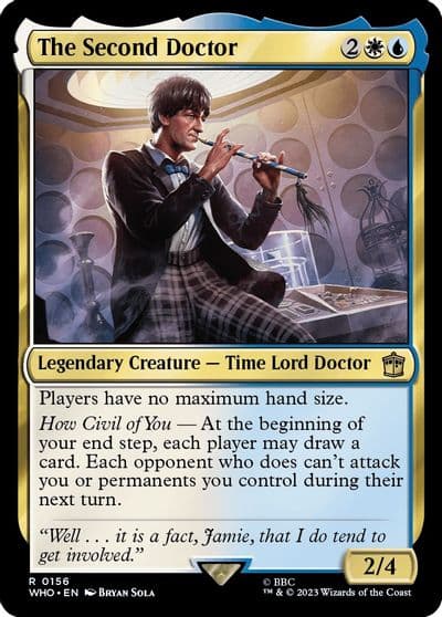 The Second Doctor Universes Beyond: Doctor Who Magic card