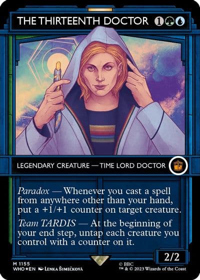 The Thirteenth Doctor Showcase Surge Foil Universes Beyond: Doctor Who Magic card