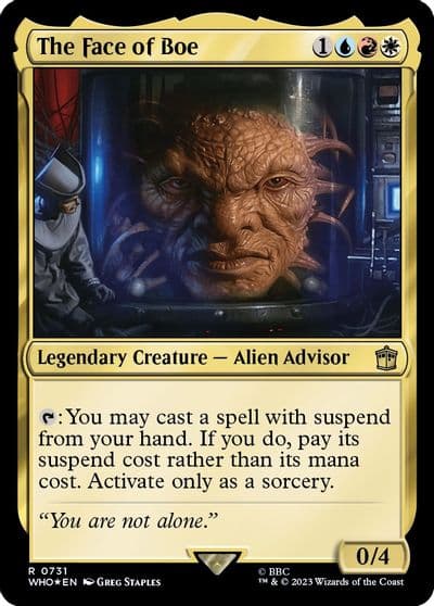 The Face of Boe Surge Foil Universes Beyond: Doctor Who Magic card