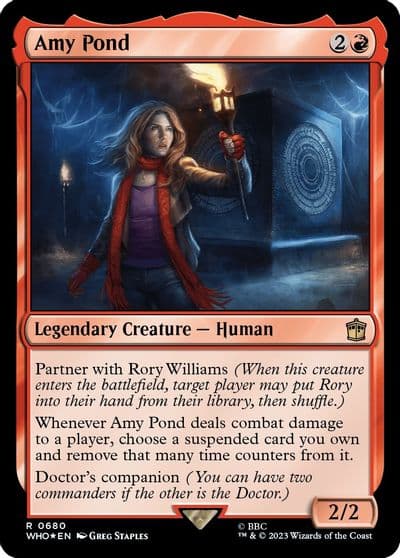 Amy Pond Surge Foil Universes Beyond: Doctor Who Magic card