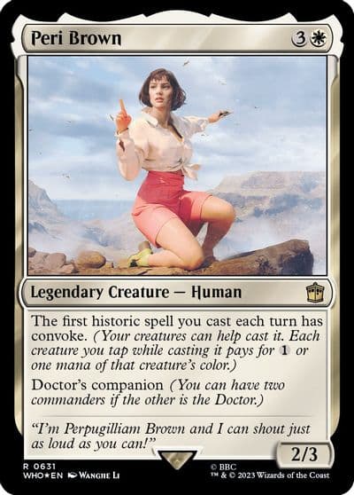 Peri Brown Surge Foil Universes Beyond: Doctor Who Magic card