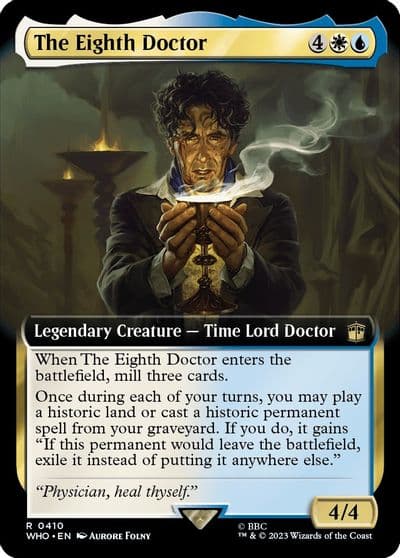 The Eighth Doctor Extended Art Universes Beyond: Doctor Who Magic card