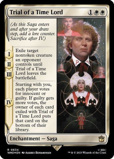 Trial of a Time Lord Surge Foil Universes Beyond: Doctor Who Magic card