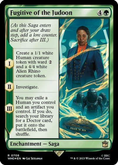 Fugitive of the Judoon Surge Foil Universes Beyond: Doctor Who Magic card