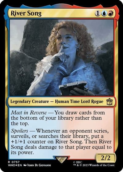 River Song Surge Foil Universes Beyond: Doctor Who Magic card