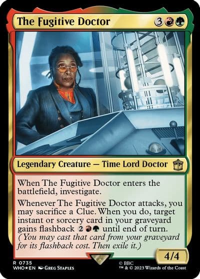 The Fugitive Doctor Surge Foil Universes Beyond: Doctor Who Magic card