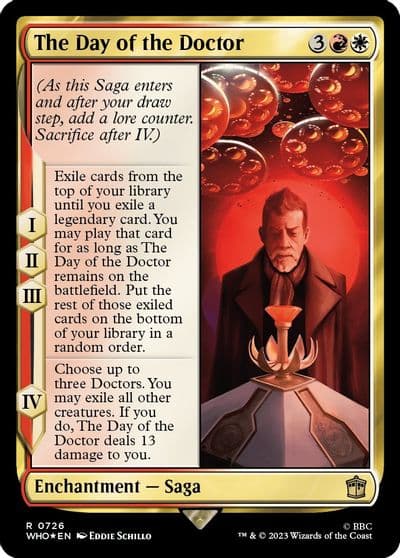 The Day of the Doctor Surge Foil Universes Beyond: Doctor Who Magic card