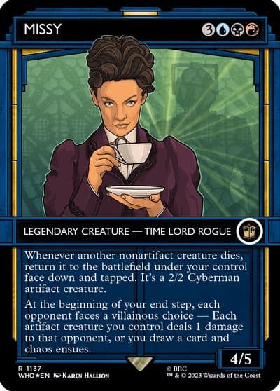 Missy Showcase Surge Foil Universes Beyond: Doctor Who Magic card