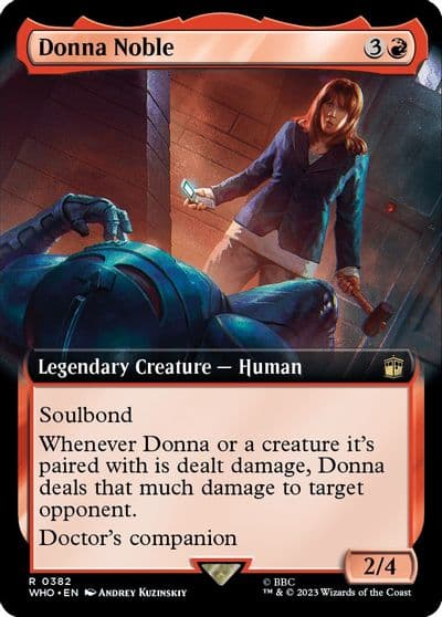Donna Noble Extended Art Universes Beyond: Doctor Who Magic card