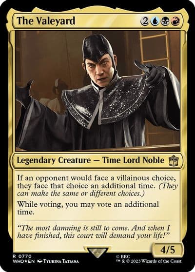 The Valeyard Surge Foil Universes Beyond: Doctor Who Magic card