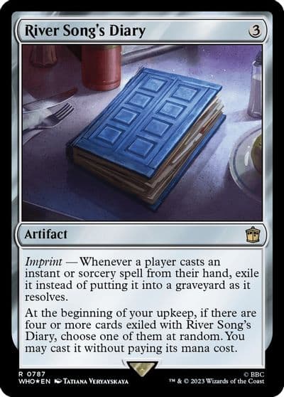 River Songs Diary Surge Foil Universes Beyond: Doctor Who Magic card