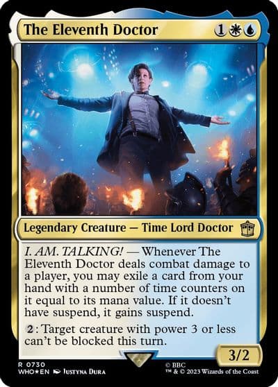 The Eleventh Doctor Surge Foil Universes Beyond: Doctor Who Magic card