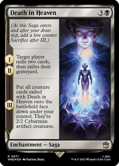 Death in Heaven Surge Foil Universes Beyond: Doctor Who Magic card