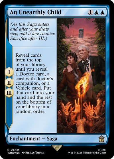 An Unearthly Child Surge Foil Universes Beyond: Doctor Who Magic card