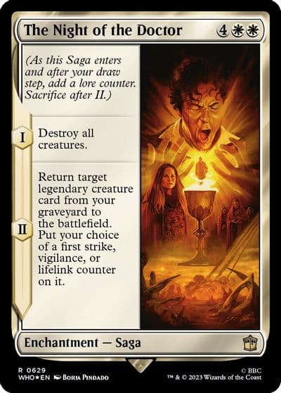 The Night of the Doctor Surge Foil Universes Beyond: Doctor Who Magic card