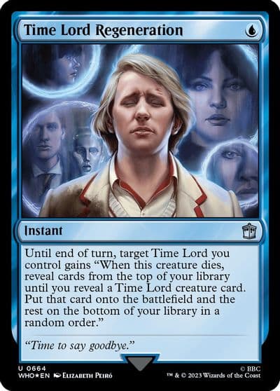 Time Lord Regeneration Surge Foil Universes Beyond: Doctor Who Magic card