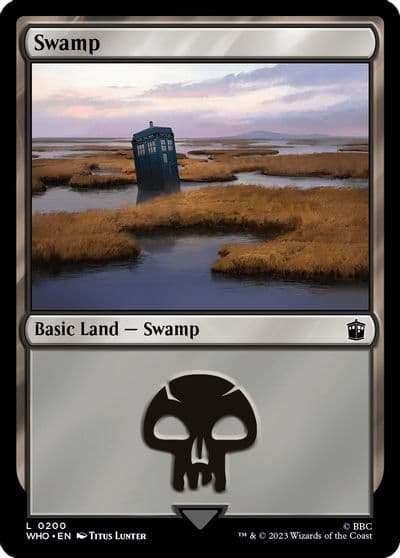 Swamp 0200 Universes Beyond: Doctor Who Magic card