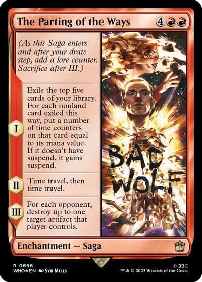 The Parting of the Ways Surge Foil Universes Beyond: Doctor Who Magic card