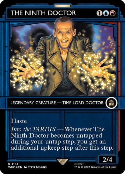 The Ninth Doctor Showcase Surge Foil Universes Beyond: Doctor Who Magic card