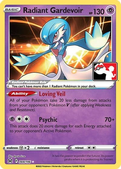 Radiant Gardevoir Prize Pack Series Cards Pokemon card