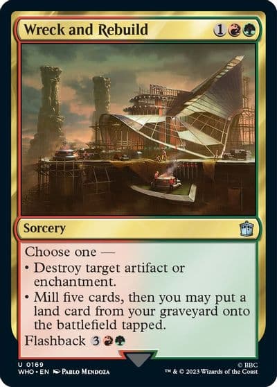 Wreck and Rebuild Universes Beyond: Doctor Who Magic card