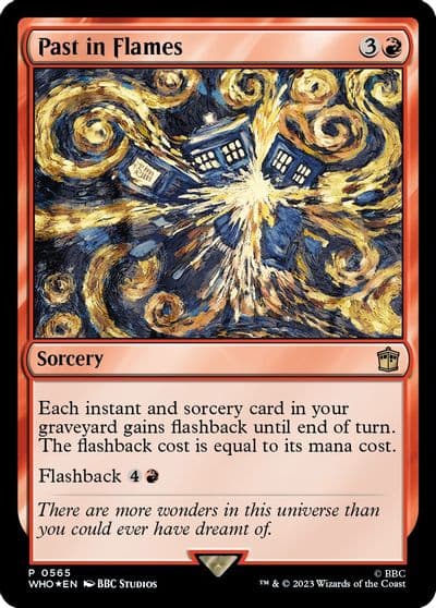Past in Flames Launch Party & Release Event Promos Magic card