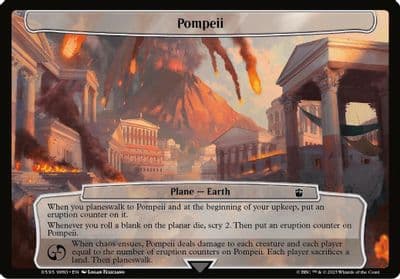 Pompeii Planechase: Universes Beyond: Doctor Who Magic card