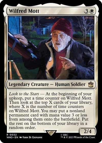 Wilfred Mott Universes Beyond: Doctor Who Magic card