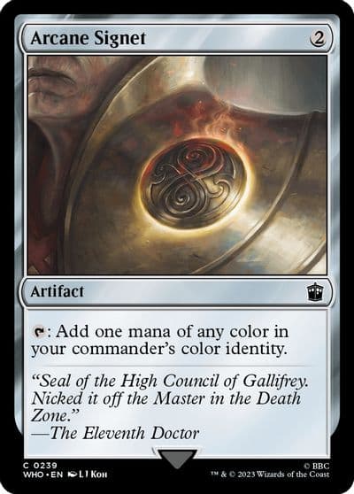 Arcane Signet Universes Beyond: Doctor Who Magic card