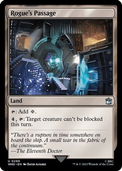 Rogues Passage Universes Beyond: Doctor Who Magic card