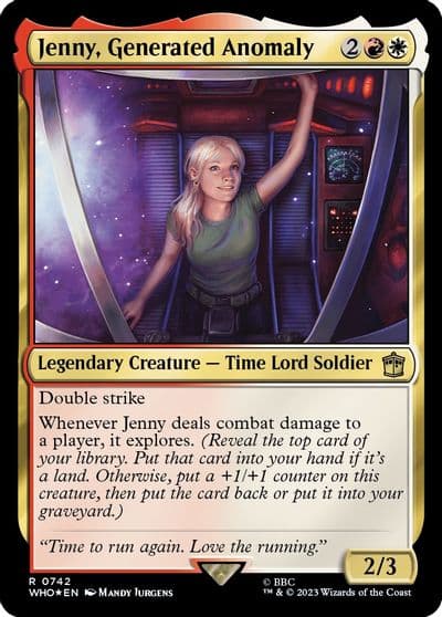 Jenny Generated Anomaly Surge Foil Universes Beyond: Doctor Who Magic card