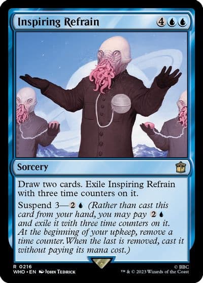 Inspiring Refrain Universes Beyond: Doctor Who Magic card