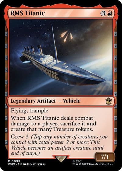 RMS Titanic Universes Beyond: Doctor Who Magic card