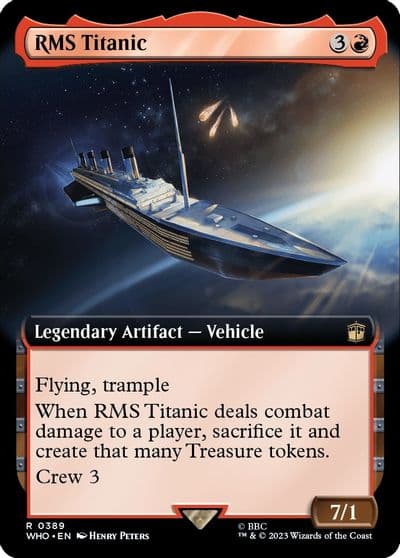 RMS Titanic Extended Art Universes Beyond: Doctor Who Magic card