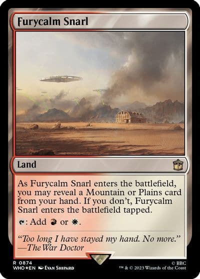 Furycalm Snarl Surge Foil Universes Beyond: Doctor Who Magic card
