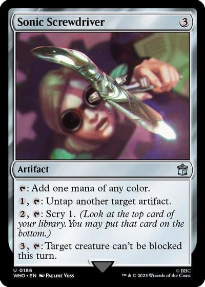 Sonic Screwdriver 0186 Universes Beyond: Doctor Who Magic card