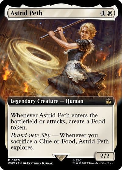Astrid Peth Extended Art Surge Foil Universes Beyond: Doctor Who Magic card