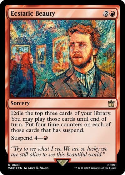 Ecstatic Beauty Surge Foil Universes Beyond: Doctor Who Magic card