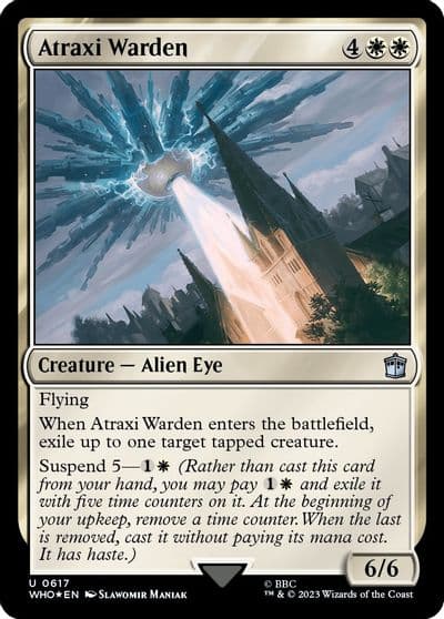 Atraxi Warden Surge Foil Universes Beyond: Doctor Who Magic card