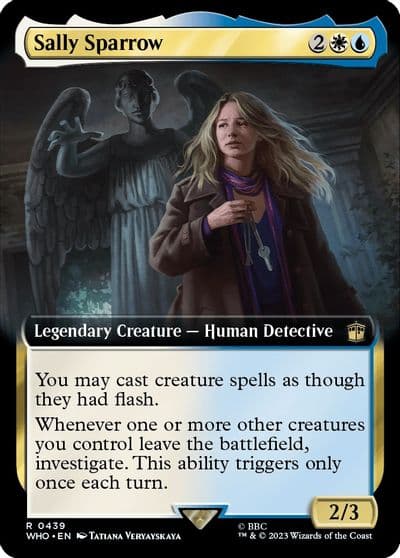 Sally Sparrow Extended Art Universes Beyond: Doctor Who Magic card