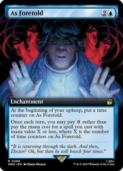 As Foretold Extended Art Universes Beyond: Doctor Who Magic card
