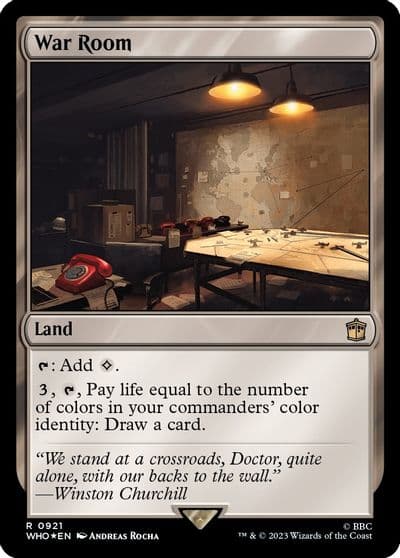 War Room Surge Foil Universes Beyond: Doctor Who Magic card