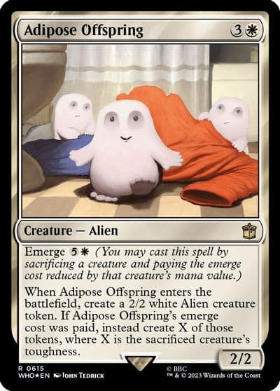 Adipose Offspring Surge Foil Universes Beyond: Doctor Who Magic card