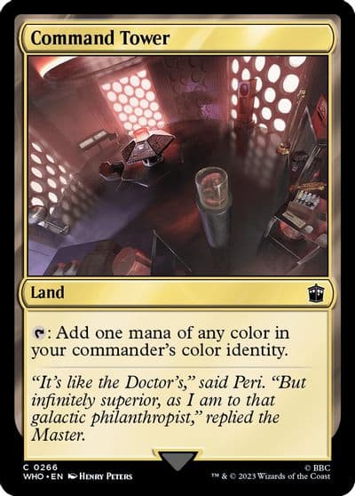 Command Tower 0266 Universes Beyond: Doctor Who Magic card