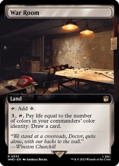 War Room Extended Art Universes Beyond: Doctor Who Magic card