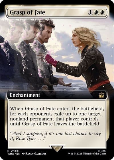 Grasp of Fate Extended Art Universes Beyond: Doctor Who Magic card