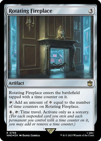 Rotating Fireplace Surge Foil Universes Beyond: Doctor Who Magic card