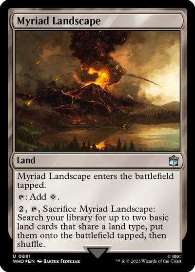 Myriad Landscape Surge Foil Universes Beyond: Doctor Who Magic card