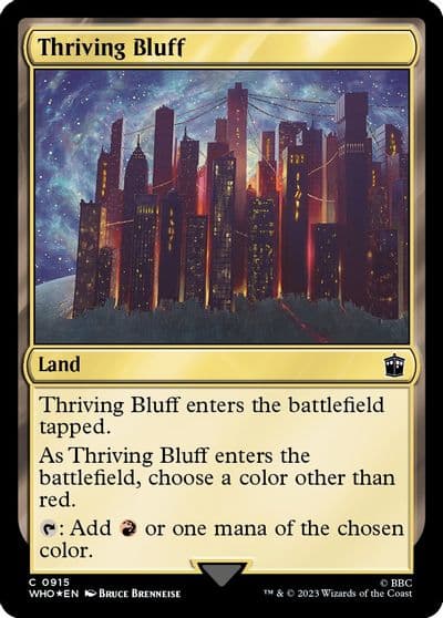 Thriving Bluff Surge Foil Universes Beyond: Doctor Who Magic card