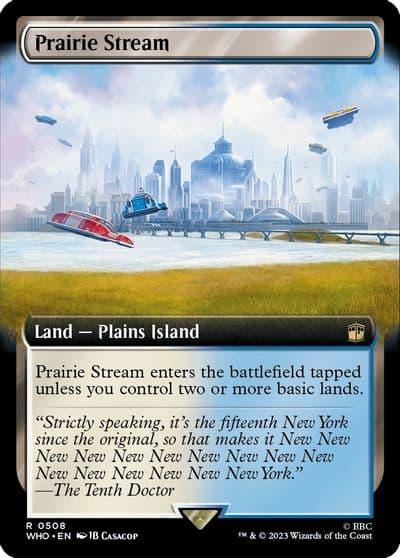 Prairie Stream Extended Art Universes Beyond: Doctor Who Magic card